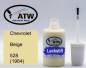 Preview: Chevrolet, Beige, 528 (1964): 20ml Lackstift, von ATW Autoteile West.